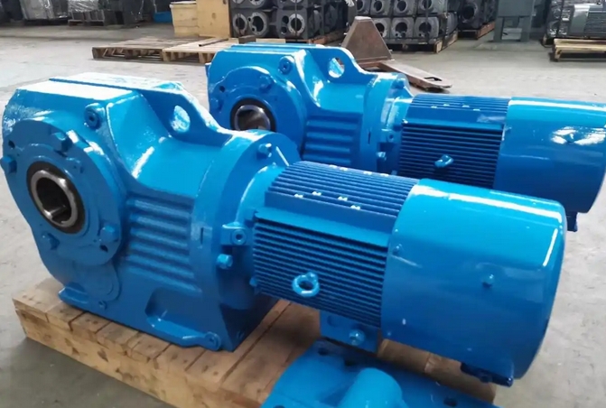 How to install a 2.2KW motor with a KA47-25.91 gear reducer