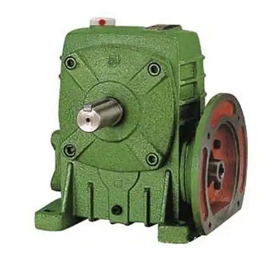 What measures should be taken to protect the WPDA120-50:1-B worm gear reducer when the working environment temperature is too high or too low