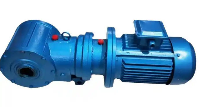 Gearbox for grain and oil processing equipment, configuration plan for high-temperature and humid working conditions