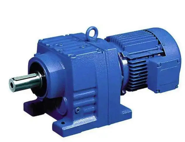 Why do high-speed sizing machines prefer helical gear reducers?