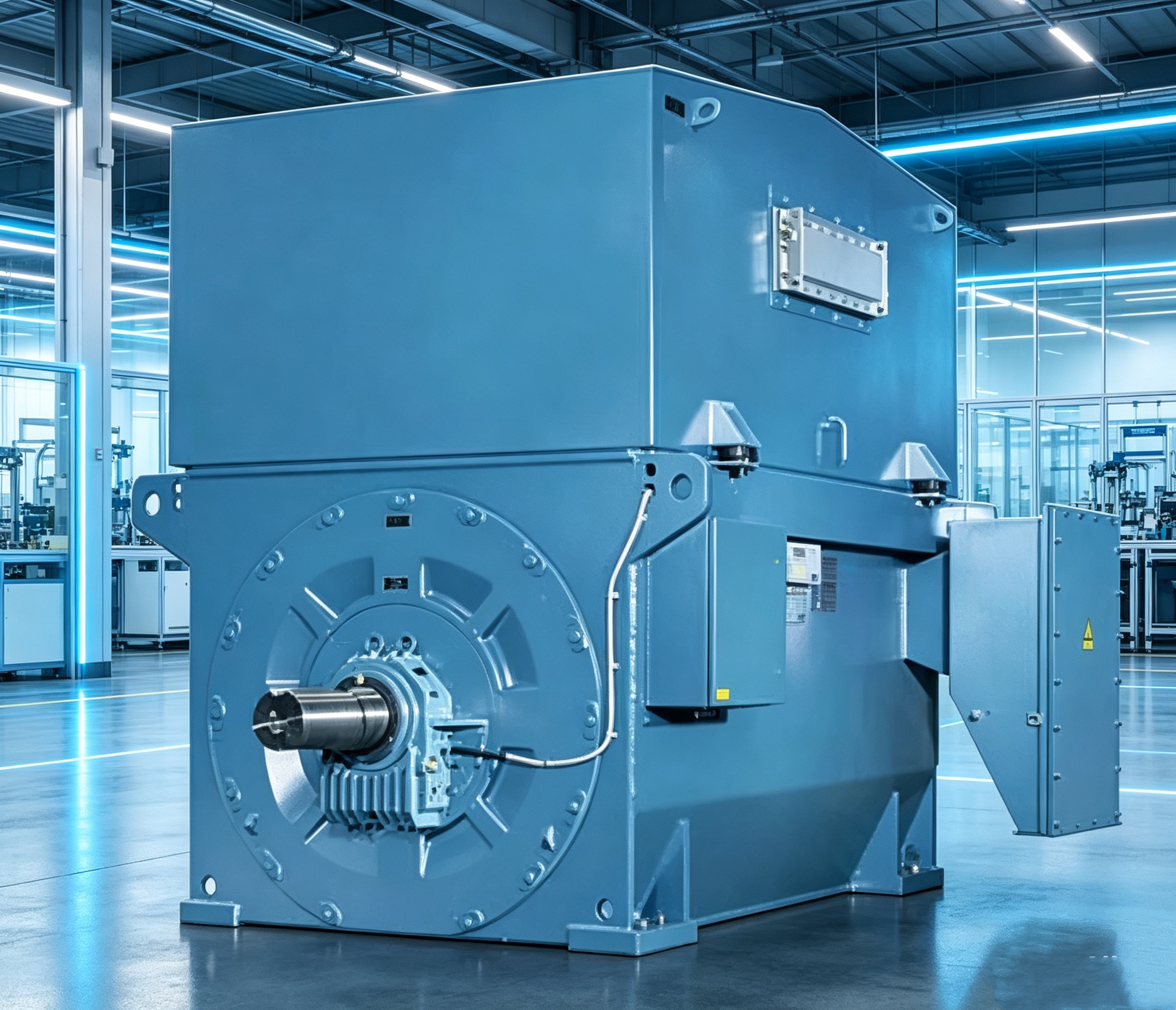 1500kW-2250kW 6 Pole Three Phase Squirrel Cage Induction Motor AMI 500L6A, IC611, IP55 High Power Electric Motor