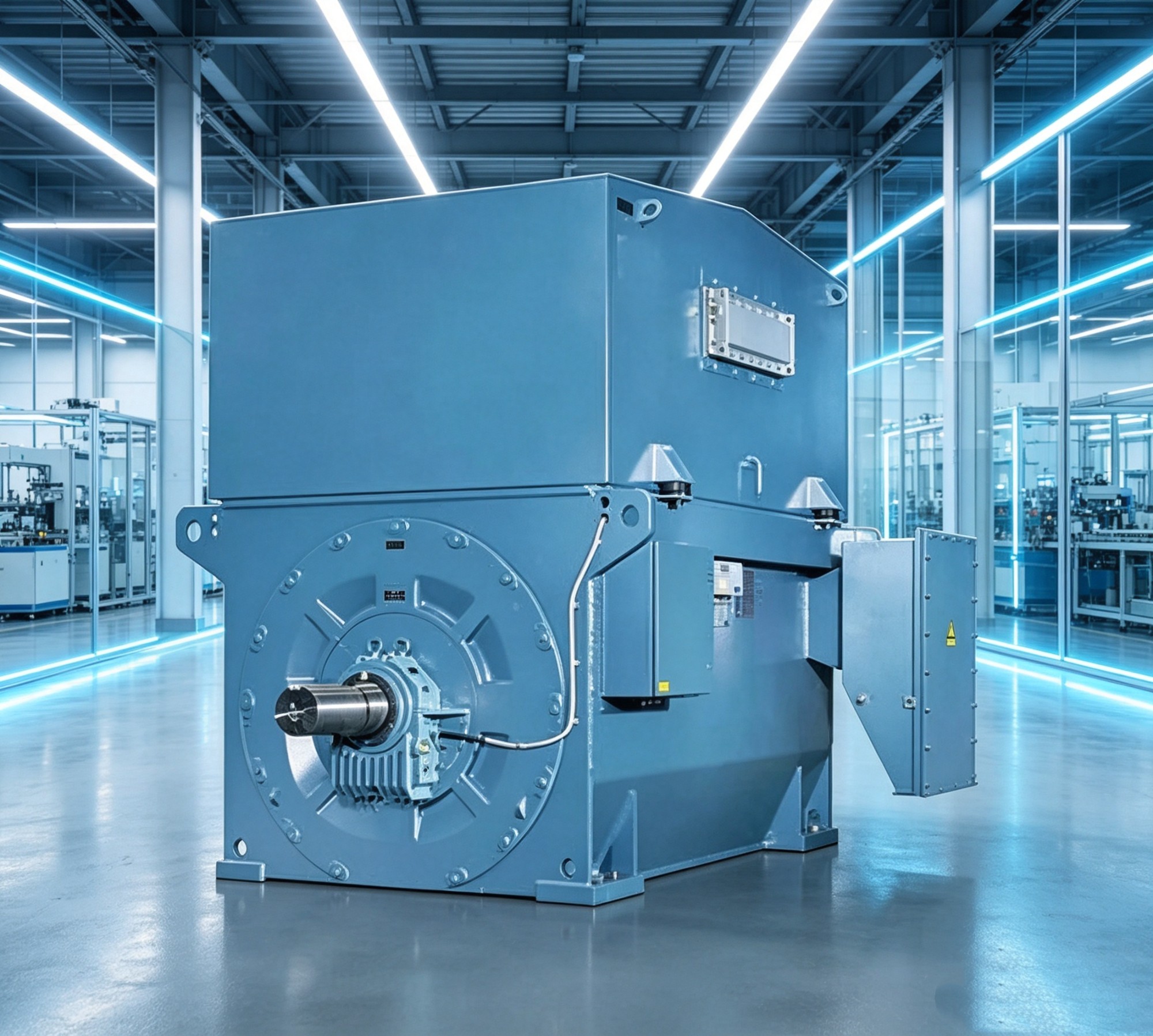 AMI 500L10A 710-1100kW 6000V 10-Pole 50Hz High Voltage Induction Motor for Cement Plant Pumps, Blowers, Fans & Mills