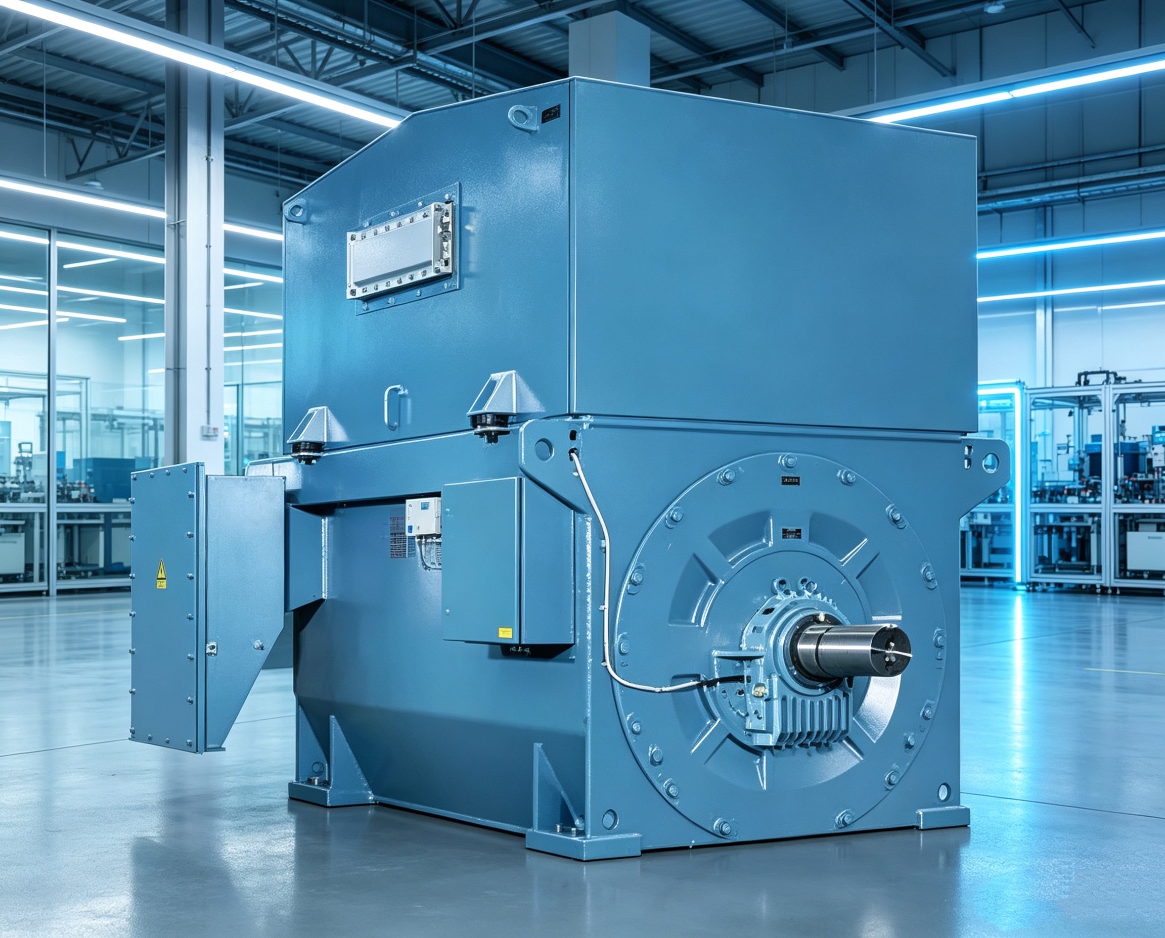 AMI 560L10A 10‑Pole 10kV High Voltage Squirrel Cage Asynchronous Motor, 900kW‑1700kW, IP55 IC611