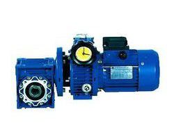 Aluminum alloy shell stepless worm gear series reducer