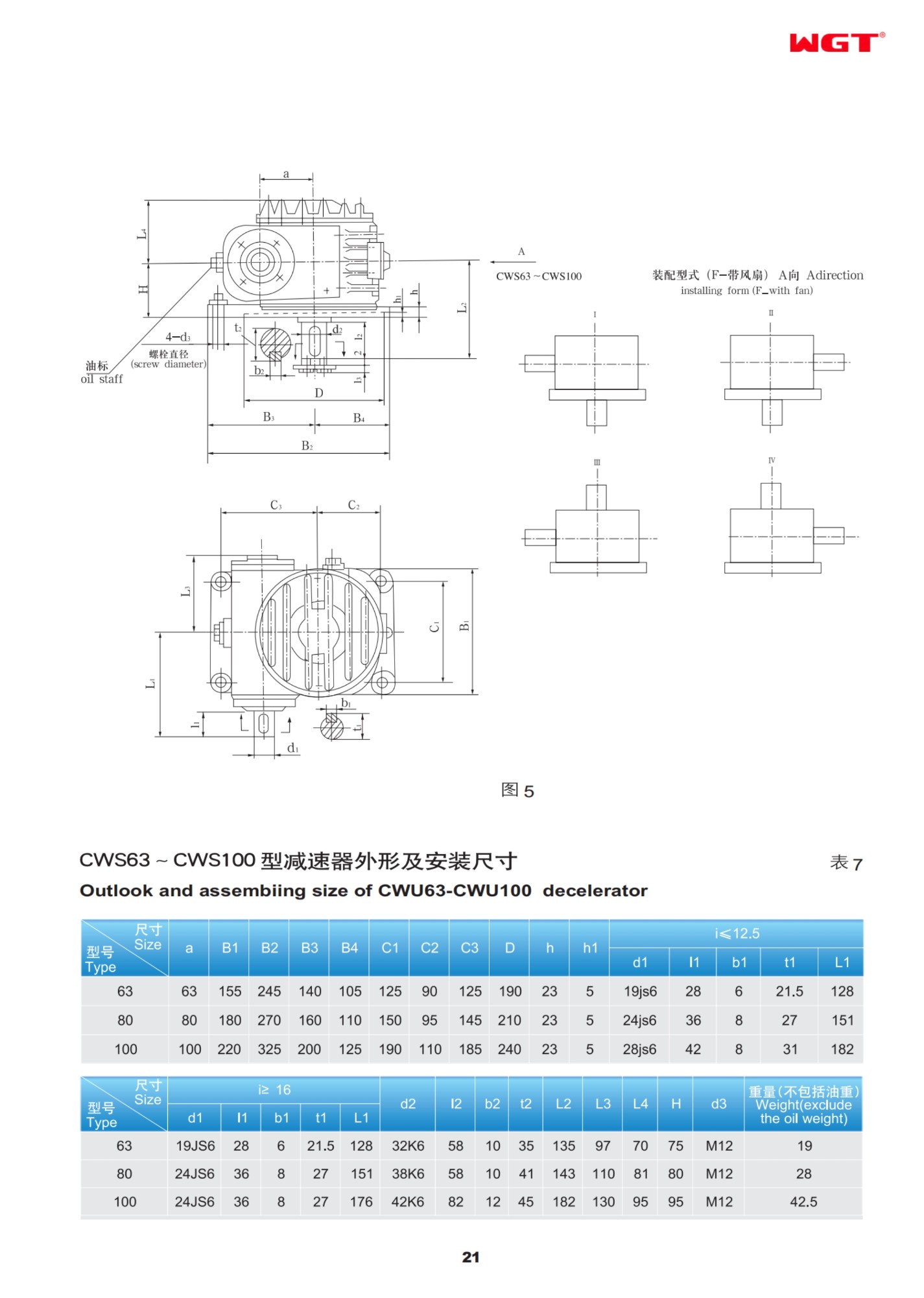 CWS100 CWS arc-contract worm reducer