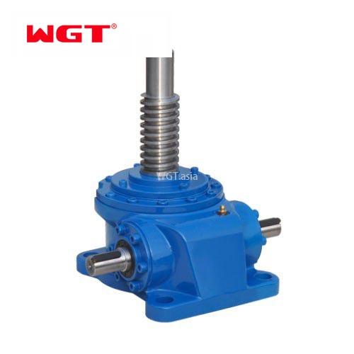 JWM/B series Hot Sale 25KN Worm Gear Manual Operated Screw Jack with motor for Table Lifting or Pressing 