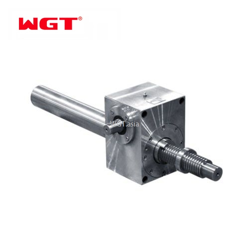 JWM/B series 25KN Worm Gear Manual Operated Screw Jack with motor for Table Lifting or Pressing good price 