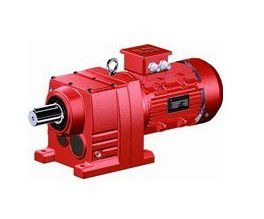 R series helical gear hard surface reducer combined with stepless speed changer