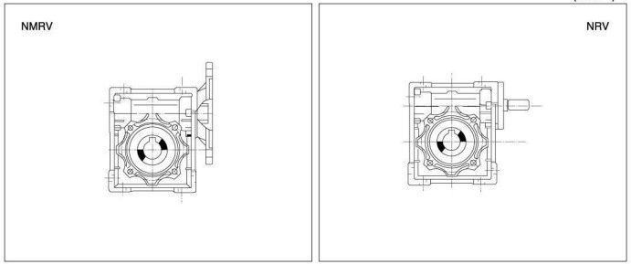 RV series worm gear reducer