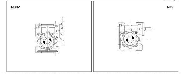 RV series worm gear reducer