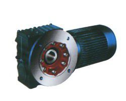 S series helical gear-worm gear motor