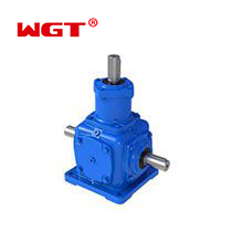 T Series Right Angle Spiral Bevel 2 Extended Shaft Reduction Speed Reducer T2-25