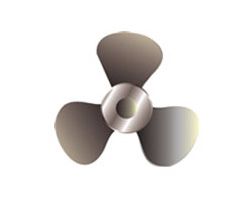 Three-leaf propeller